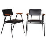 Pair of Willy Van Der Meeren Arm Chairs