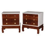 Pair Of Collector's Chest Cabinets by Lawson-Fenning