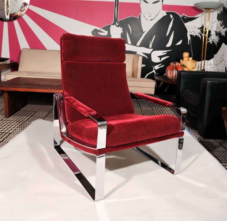 American Rare Milo Baughman Armchair