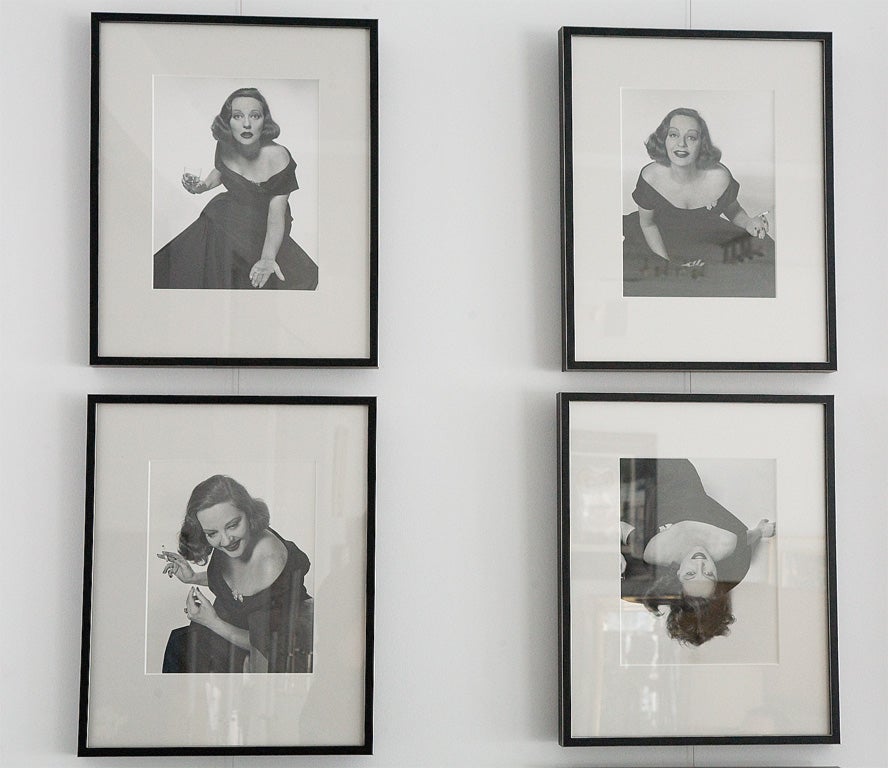 Stunning collection of original master print photographs of the legendary actress Tallulah Bankhead (1902-1968) by the legendary photographer Philippe Halsman (1906-1979).

Taken from a signed portfolio the photographer gave Bankhead, each
