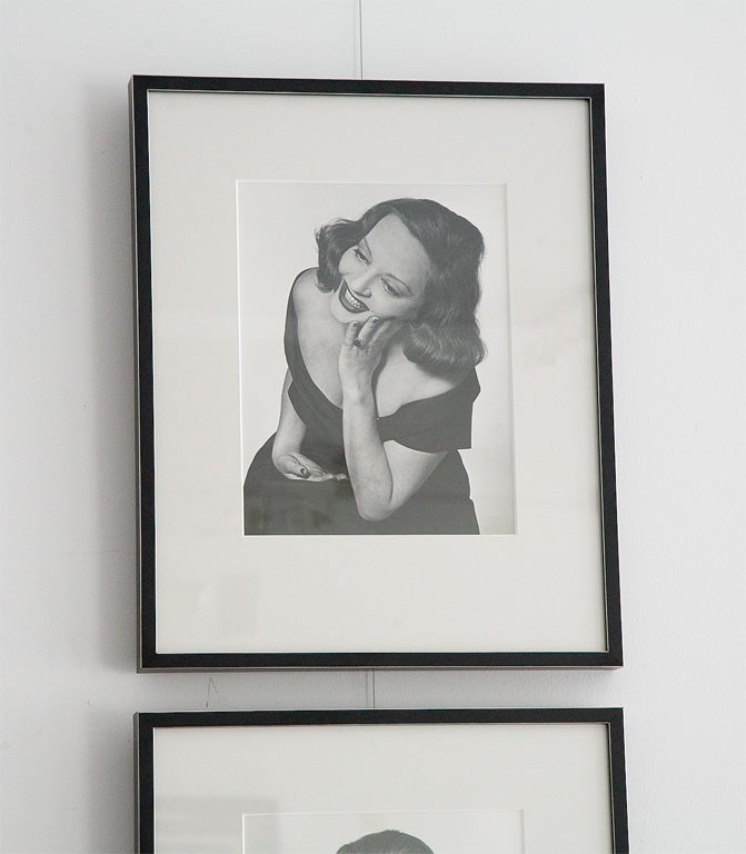 Original Photographs of Tallulah Bankhead by Philippe Halsman In Excellent Condition In Palm Desert, CA