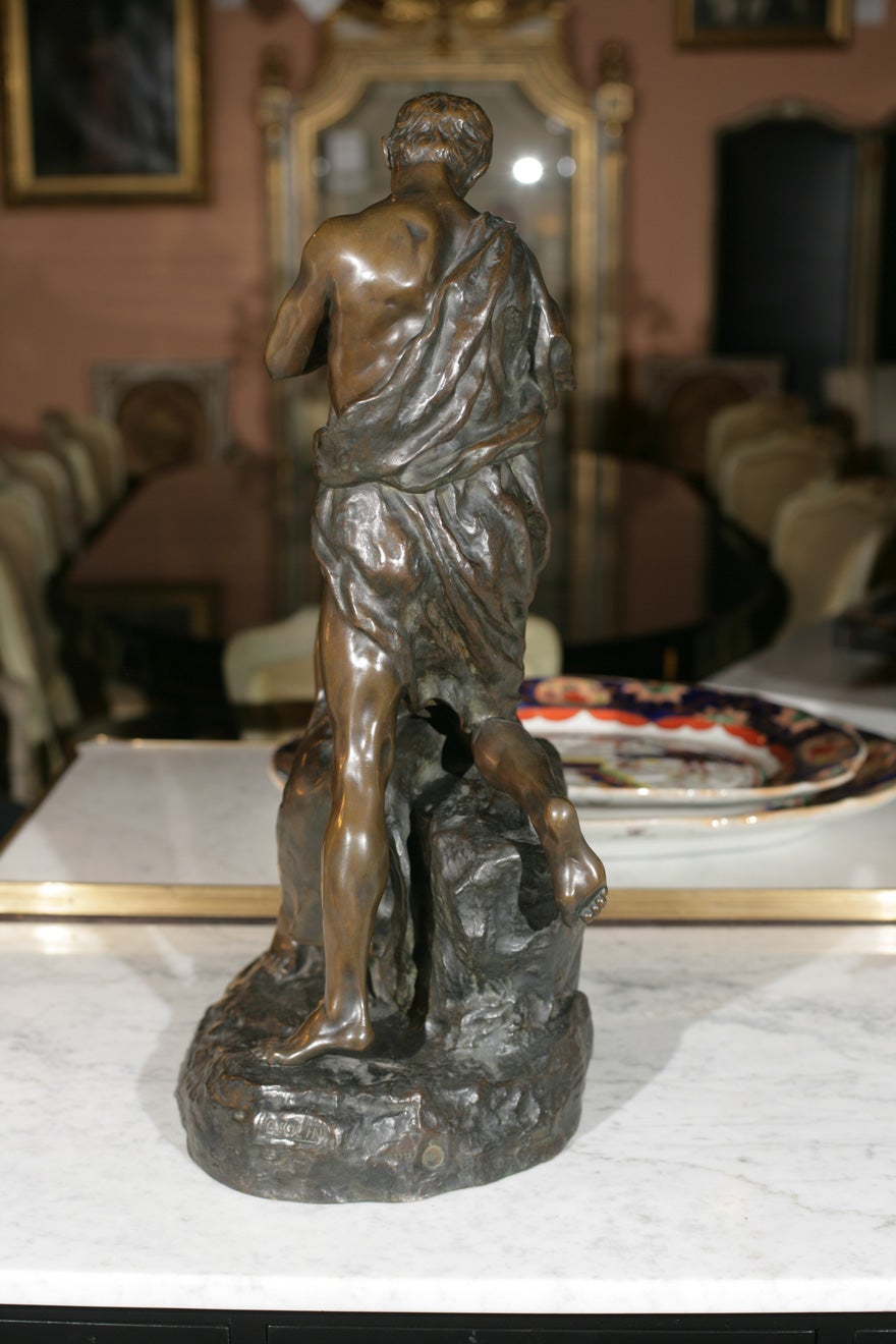 Bronzefigur eines Paares von G. Colin:: mit französischer Gießereimarke 2
