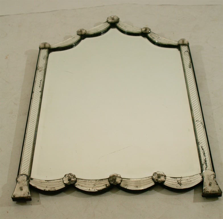 An Early 20th Century Mirror with Swag Detail