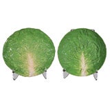 PAIR Napoli Cabbage Plates- Rare to have PAIR