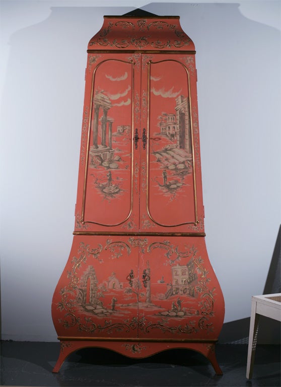 Chinese Pagoda Vitrine Cabinet