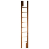 Unique Pine Library "pole" Ladder/