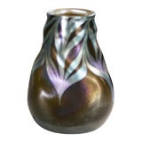 L.C. Tiffany Black Favrile Vase