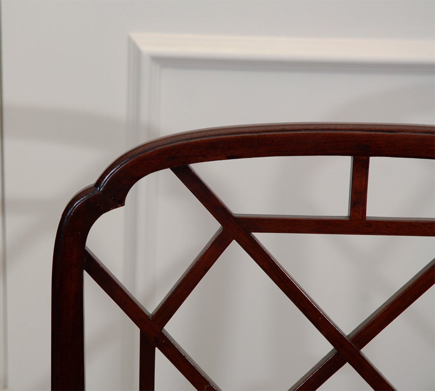 18th Century and Earlier George III Period Chinese Chippendale Arm Chair