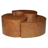 Set of 3 Hand-Hammered Copper Tables