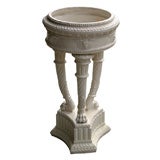 Monumental 19th C Italian Glazed Pottery Planter 4