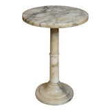 A Small Marble Drinks Table