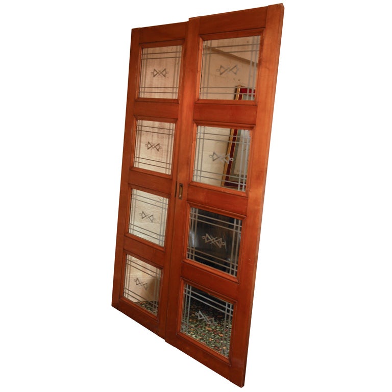 1940s Pair of French Sliding Doors For Sale