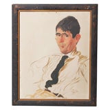 1916 Joseph Cummings Chase Original Painting of Man