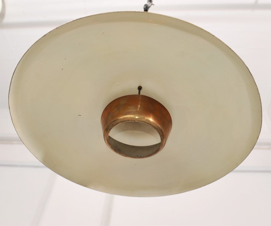 French 1950s Ceiling Lamp In Good Condition In Stratford, CT