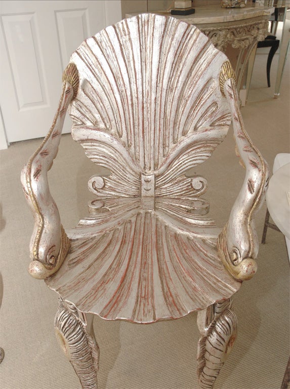 Mid-20th Century Spectacular Pair of Italian Grotto Chairs by David Barret