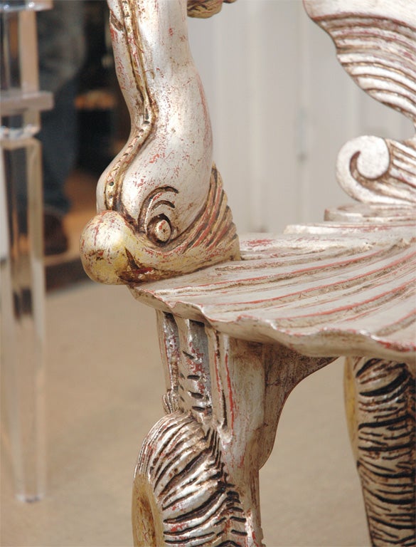 Spectacular Pair of Italian Grotto Chairs by David Barret 1