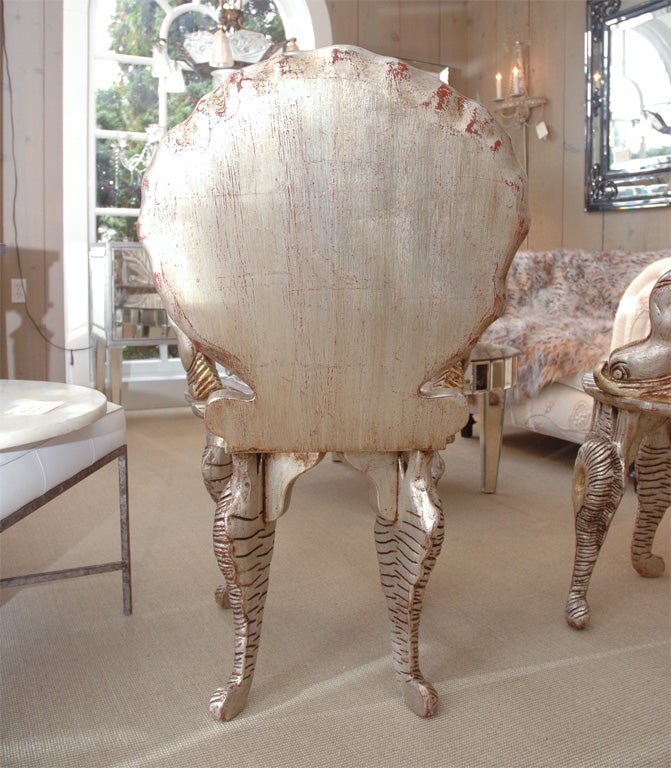 Spectacular Pair of Italian Grotto Chairs by David Barret 4
