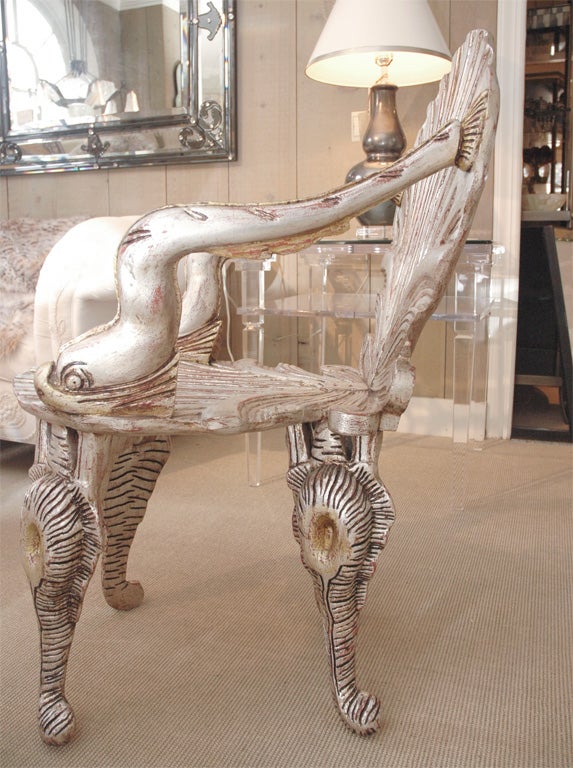 Spectacular Pair of Italian Grotto Chairs by David Barret 6