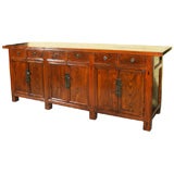 Chinese 19th century Shanxi Sideboard buffet console cabinet