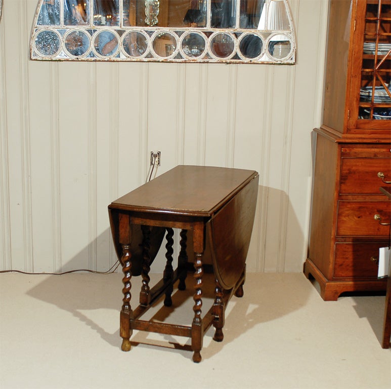 Barley Twist Gate Leg Table