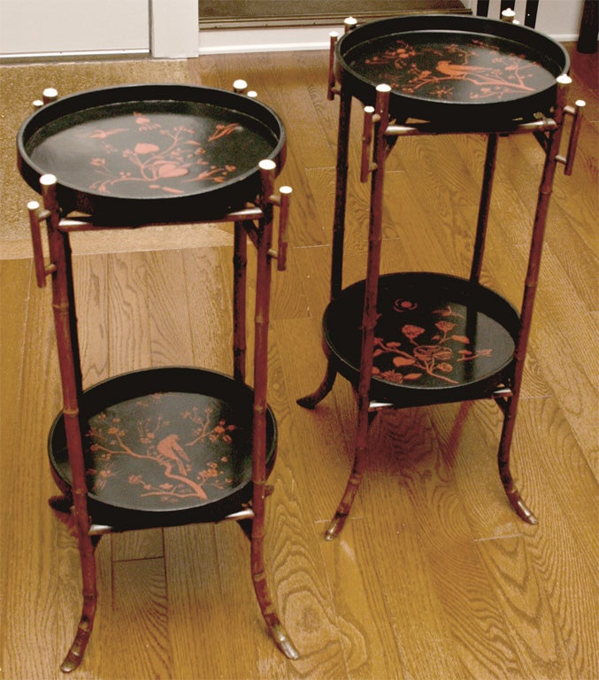 20th Century Pair of Japanese stands.