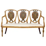 Sheraton Style Painted Bench