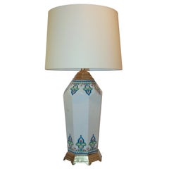  Longwy Table Lamp Art Deco Ceramicn France4 1920's