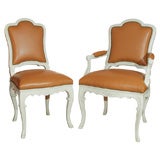 A Set of Eight Louis XV Style Chairs