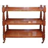 Antique Early 19th Century William IV Mahogany Serving Trolley