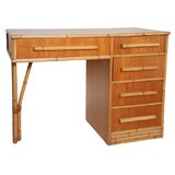 Vintage Wilhelms Rattan Co. Desk