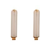 Pair of Tall Art Deco Wall Sconces by PERZEL