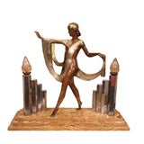 Art Deco Figural Lamp by HENRI MOLINS