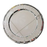 VERY CHIC INLAID MOSAIC MIRROR
