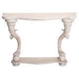 XIX Century st.Italian Painted Grey Console