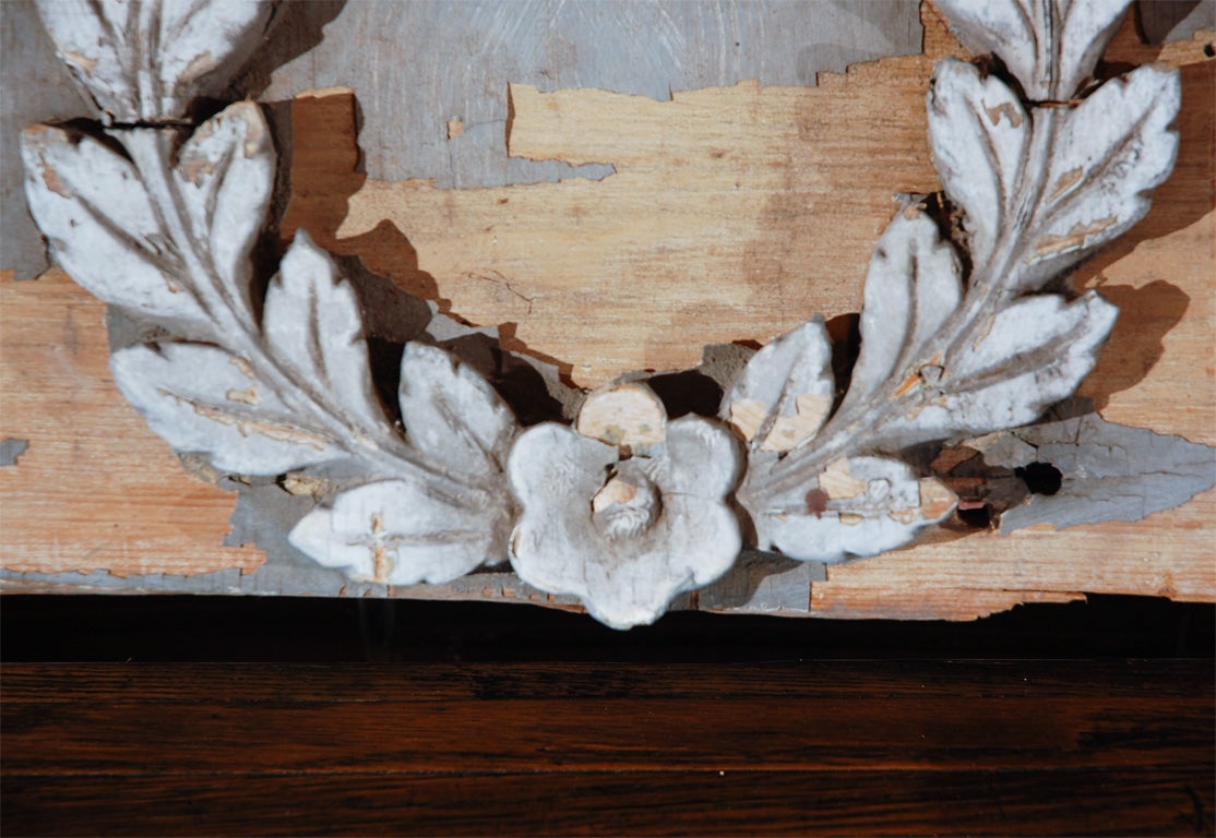 American c. 1870 Horse Barn Architectural Carved Acanthus Panel