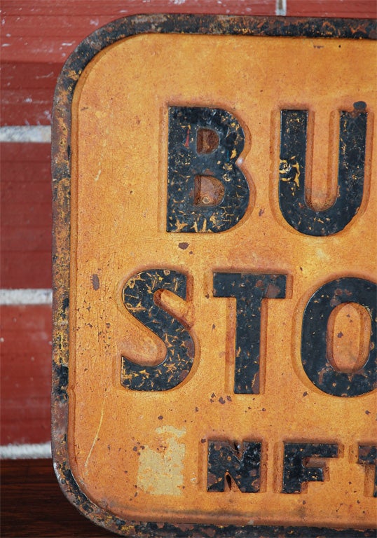 bus stop sign for sale