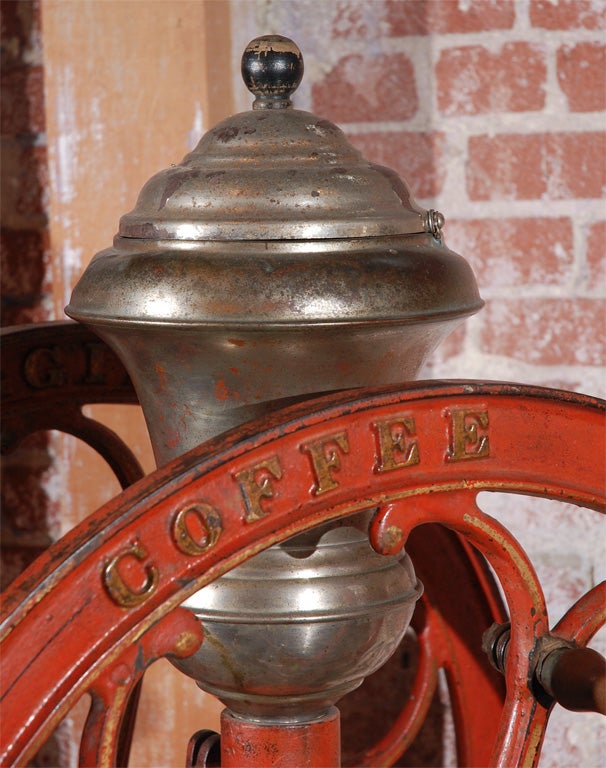 Iron Large Scale American General Store Coffee Grinder