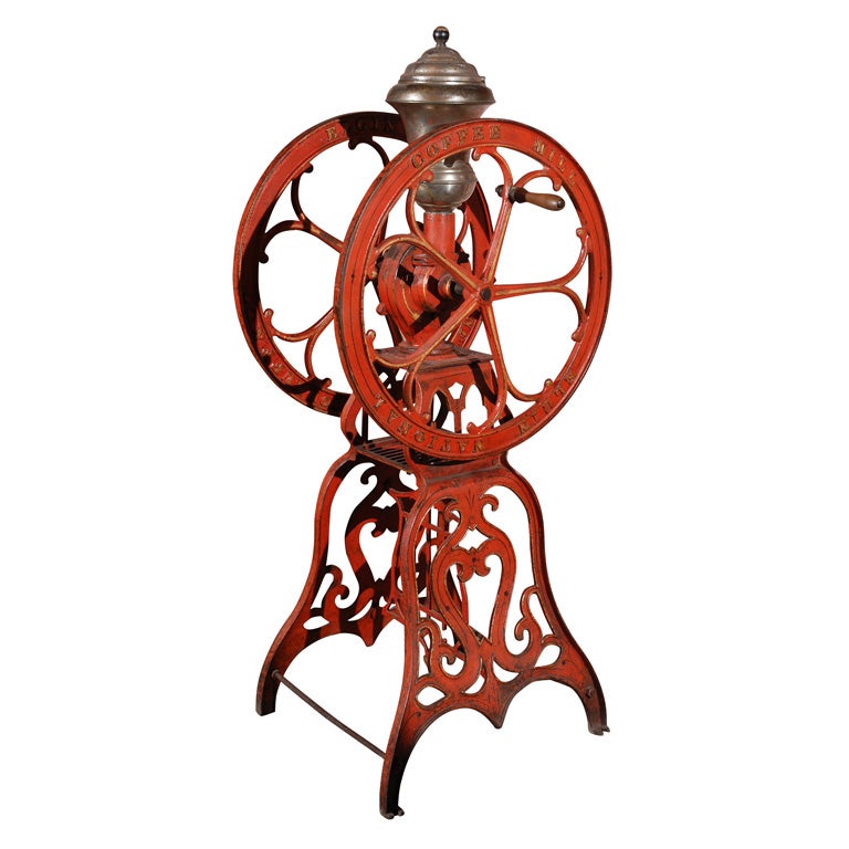 Large Scale American General Store Coffee Grinder