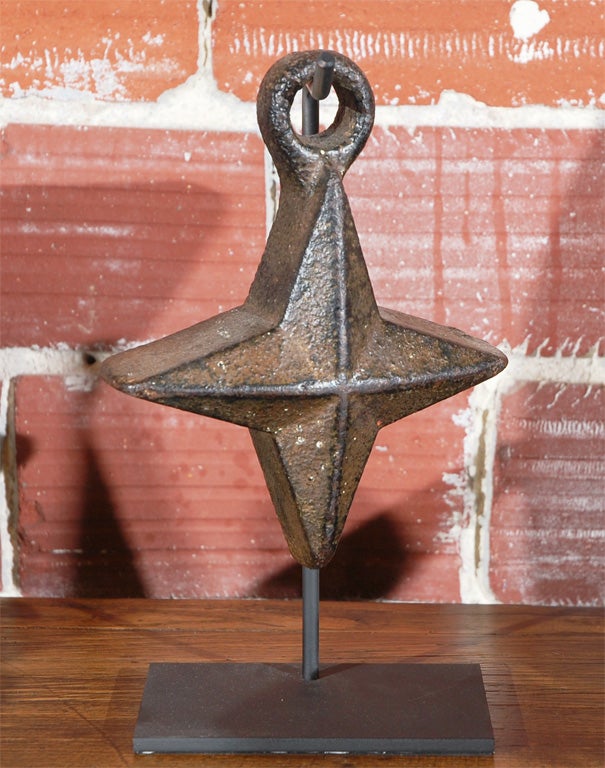 Iron Collection of Architectural Stars and Windmill Weights