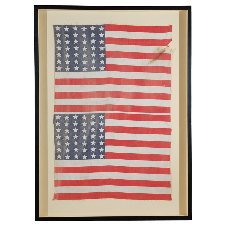 Uncut Double 42 Star American Flag