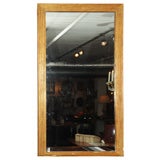 Large Scale French Fluted Giltwood Mirror