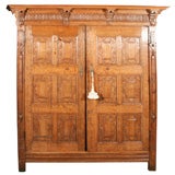 Flemish Oak Cabinet