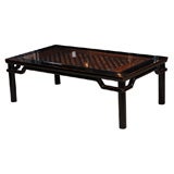 Antique Chinese Window Panel Coffee Table