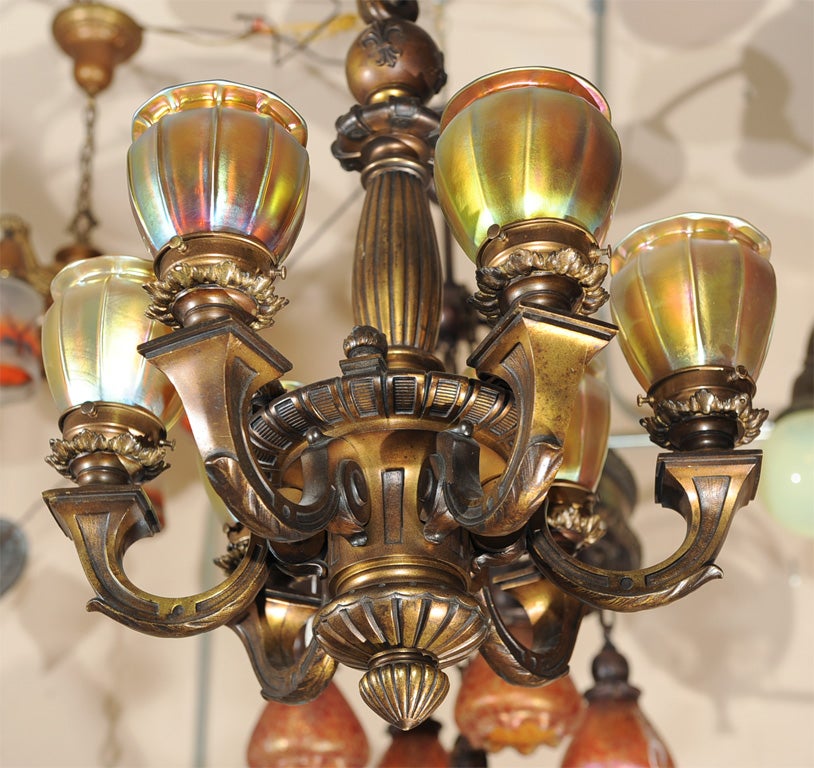 steuben chandelier