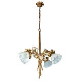 Antique Art Nouveau French Chandelier