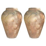 Pair of Italian Terracotta Amphora