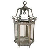 Patinated Regency-Style Bronze Hall Lantern