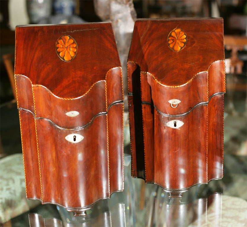 Pair of Georgian Knife Boxes