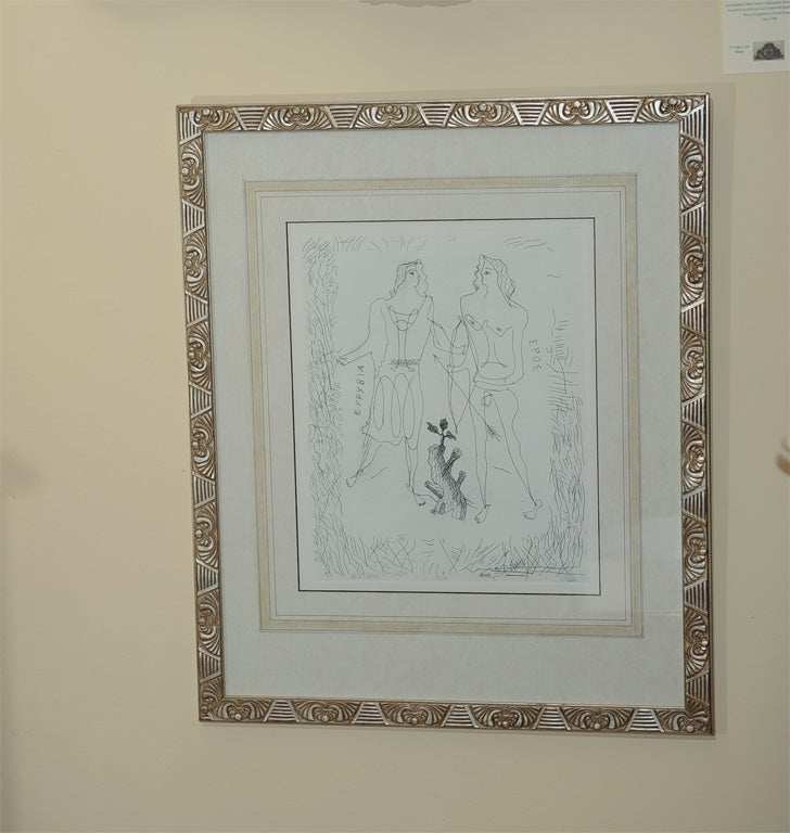 'Eurybia and Eros' Etching by Georges Braque (1882- 1963)