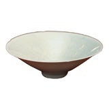 Early Chiang Dynasty Pale Celadon green glazed porcelain bowl